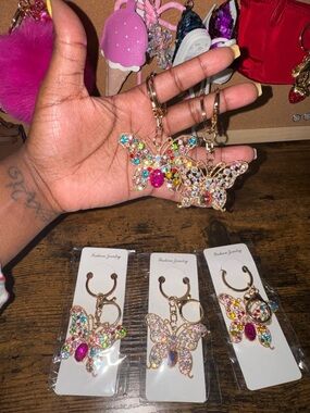 Butterfly Keychain Bagcharm